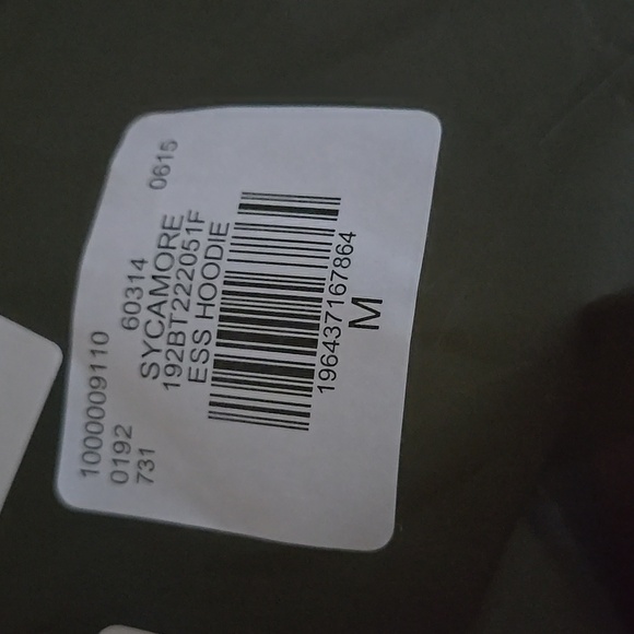 Fear of God Essentials Sycamore Green Hoodie New - Picture 6 of 7